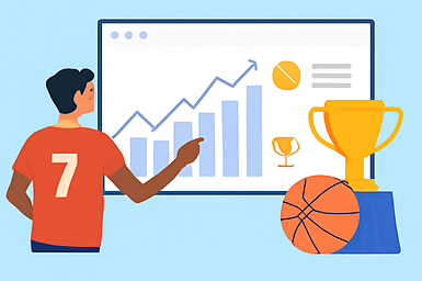 Sports analytics and league management dashboard